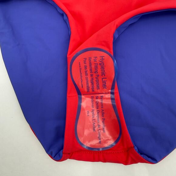 ASICS Beach Volleyball Bikini Set Size Large NEW Reversible UPF Protection NWOT - Picture 12 of 12